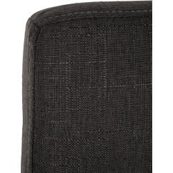 Tabouret de bar Freeport tissu B gris foncé