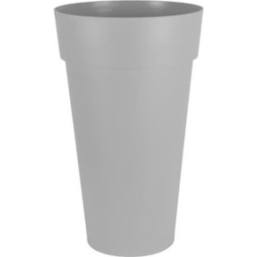 EDA Pot de Fleur Vase haut XXL TOSCANE ш 48 cm - volume 90 L - ш 48 x H 80 cm - Gris béton