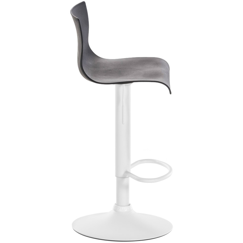 Tabouret de bar Hoover W gris