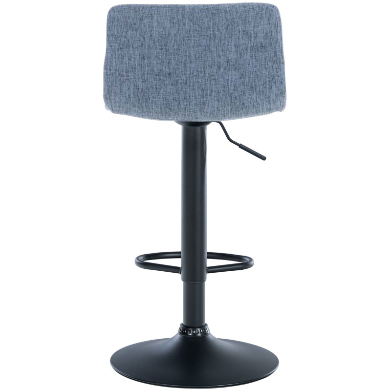 Tabouret de bar Hoover tissu B bleu