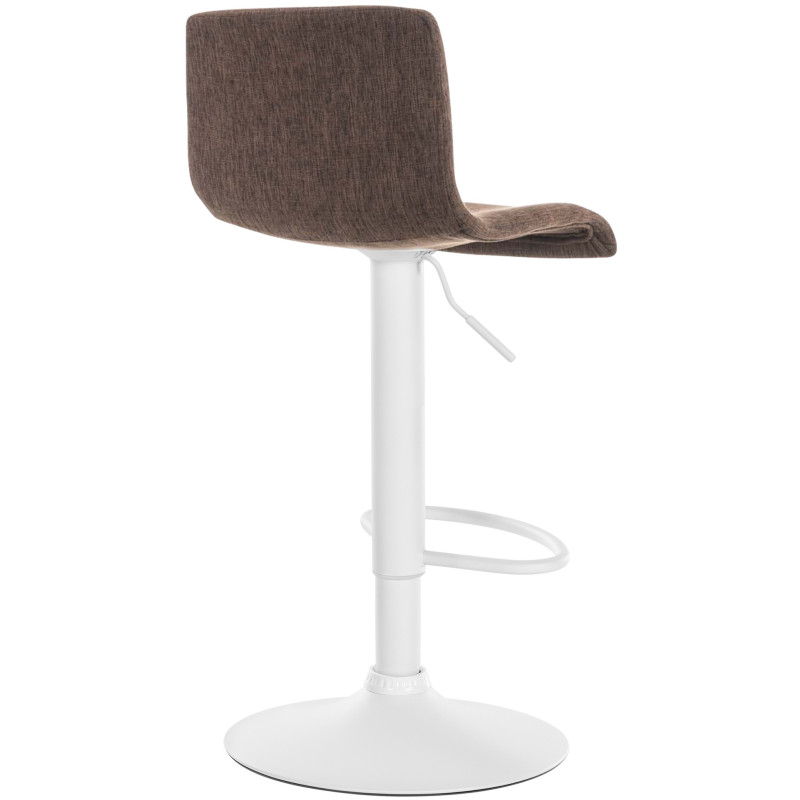 Tabouret de bar Hoover tissu W brun