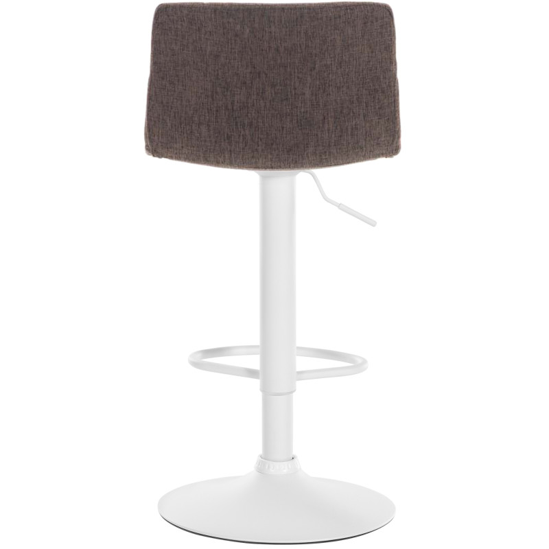 Tabouret de bar Hoover tissu W brun