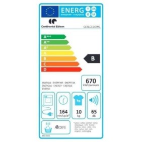 Seche-linge a condensation CONTINENTAL EDISON CESLCE10W1 ñ 10 kg ñ Blanc