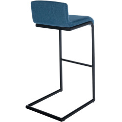 Tabouret de bar Newport tissu B bleu