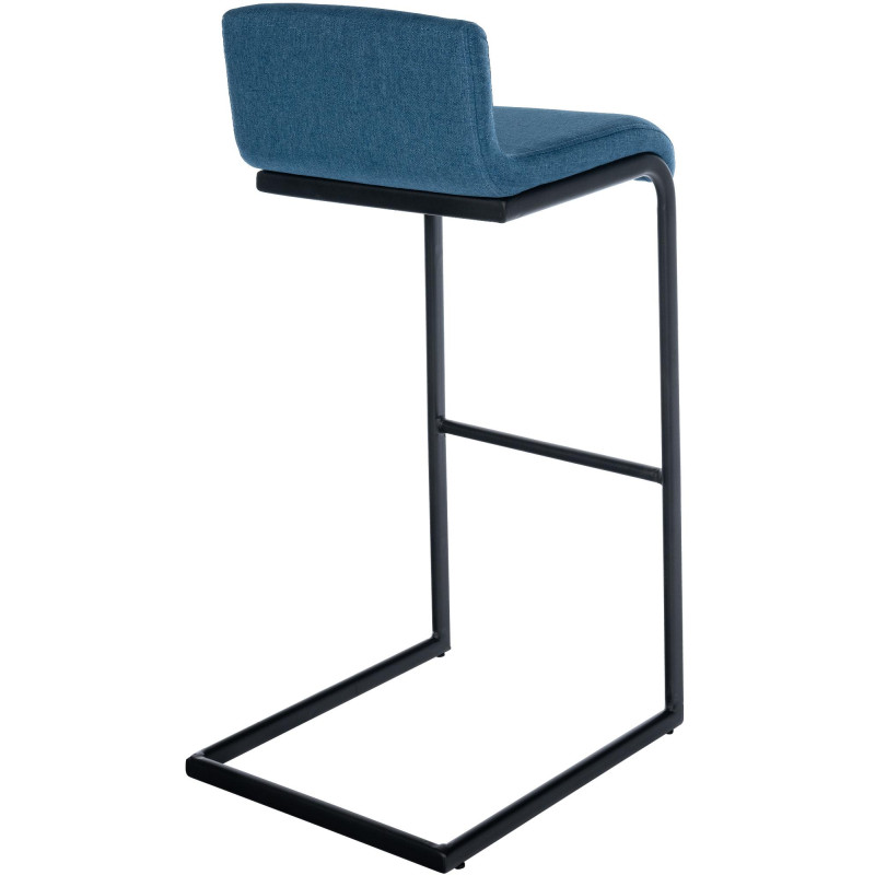 Tabouret de bar Newport tissu B bleu