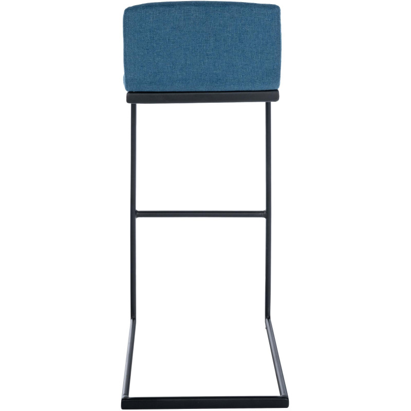 Tabouret de bar Newport tissu B bleu