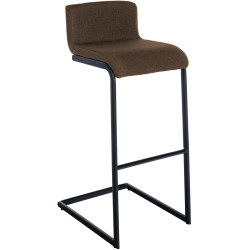 Tabouret de bar Newport tissu B brun