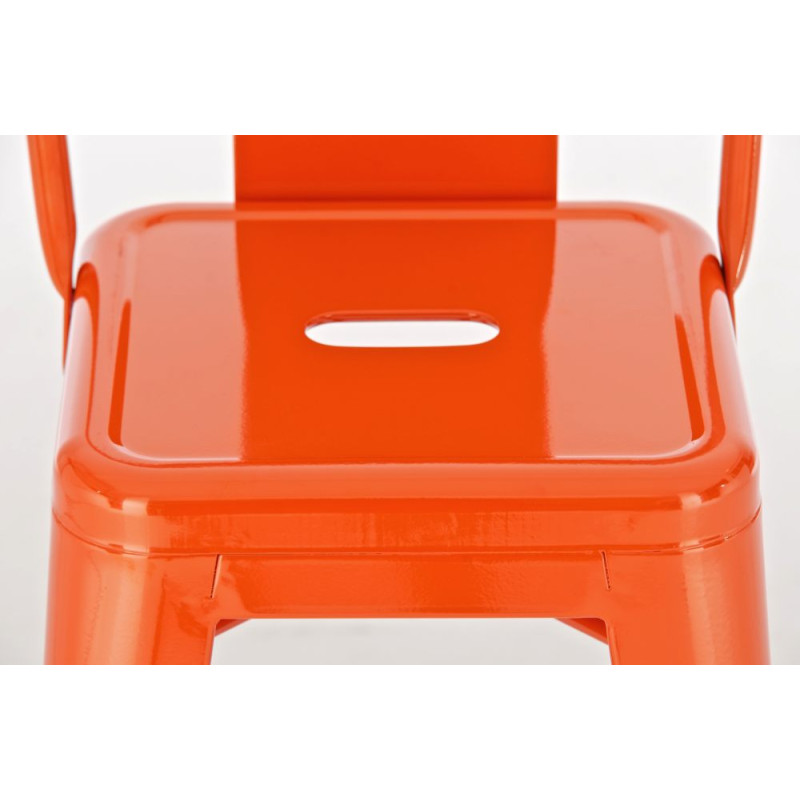 Ensemble de 2 tabourets de bar Mason orange