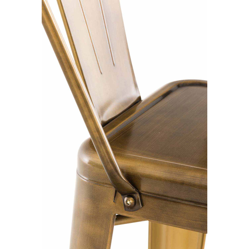 Ensemble de 4 tabourets de bar Aiden or