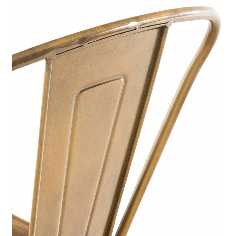 Ensemble de 4 tabourets de bar Aiden or