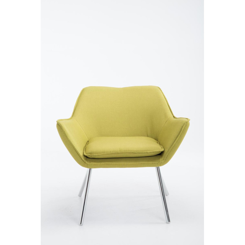 Fauteuil Lounge Caracas TISSU vert
