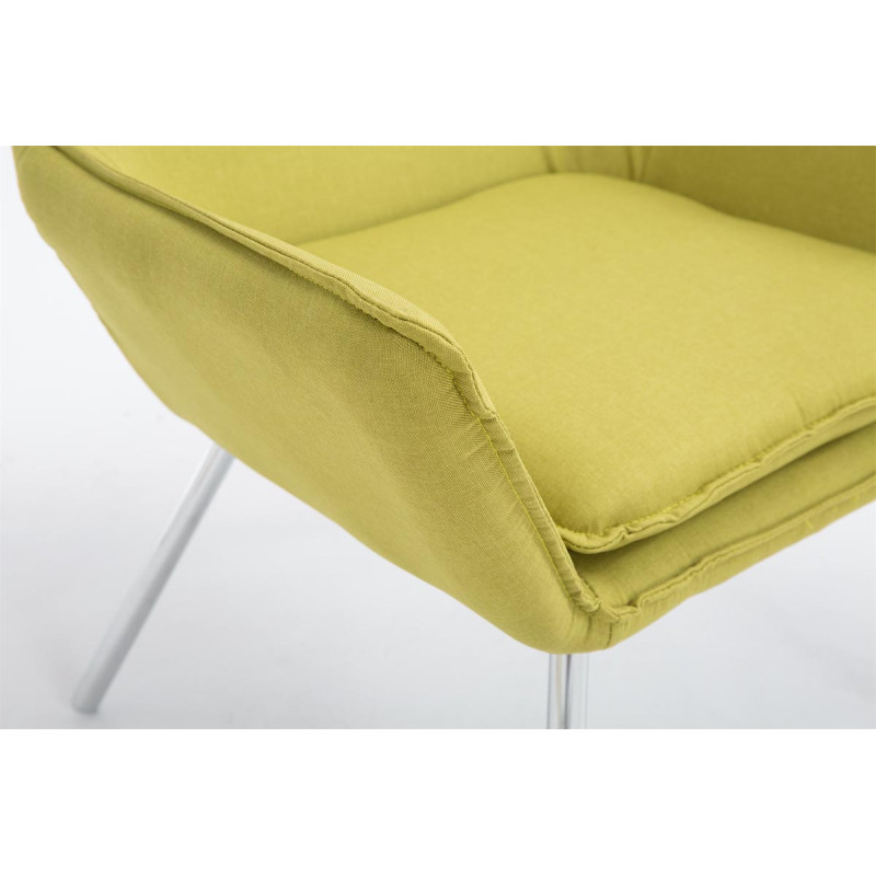 Fauteuil Lounge Caracas TISSU vert