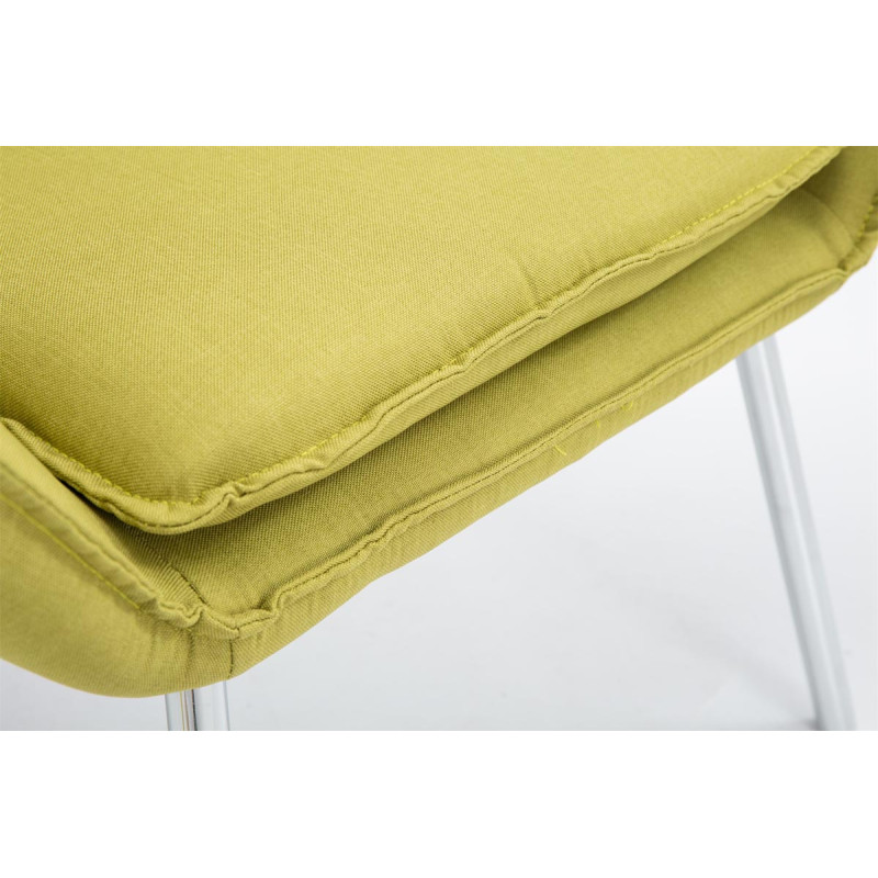 Fauteuil Lounge Caracas TISSU vert