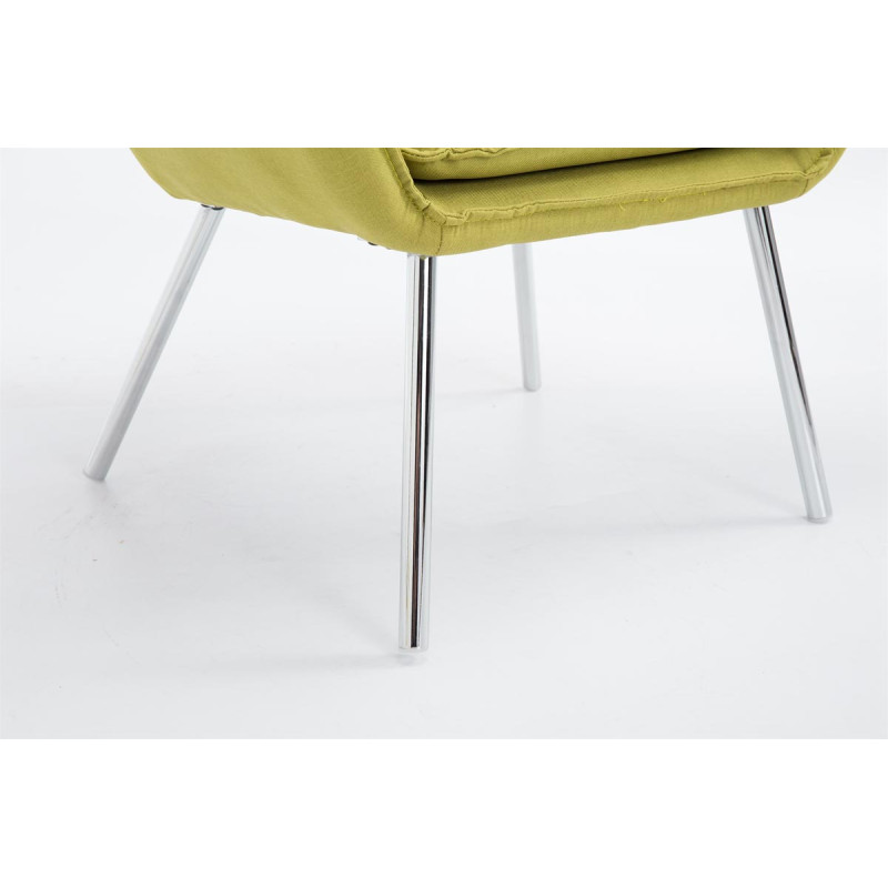 Fauteuil Lounge Caracas TISSU vert