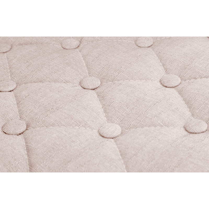 Fauteuil Lounge en tissu Dublin beige