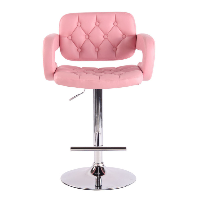 Ensemble de 2 tabourets de bar Dublin C rose