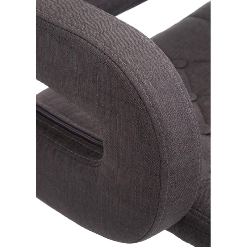 Ensemble de 2 tabourets de bar Dublin, tissu C gris foncé