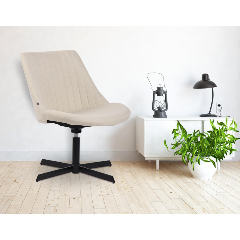 Fauteuil Lounge Granby crème