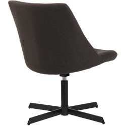 Fauteuil Lounge Granby gris foncé
