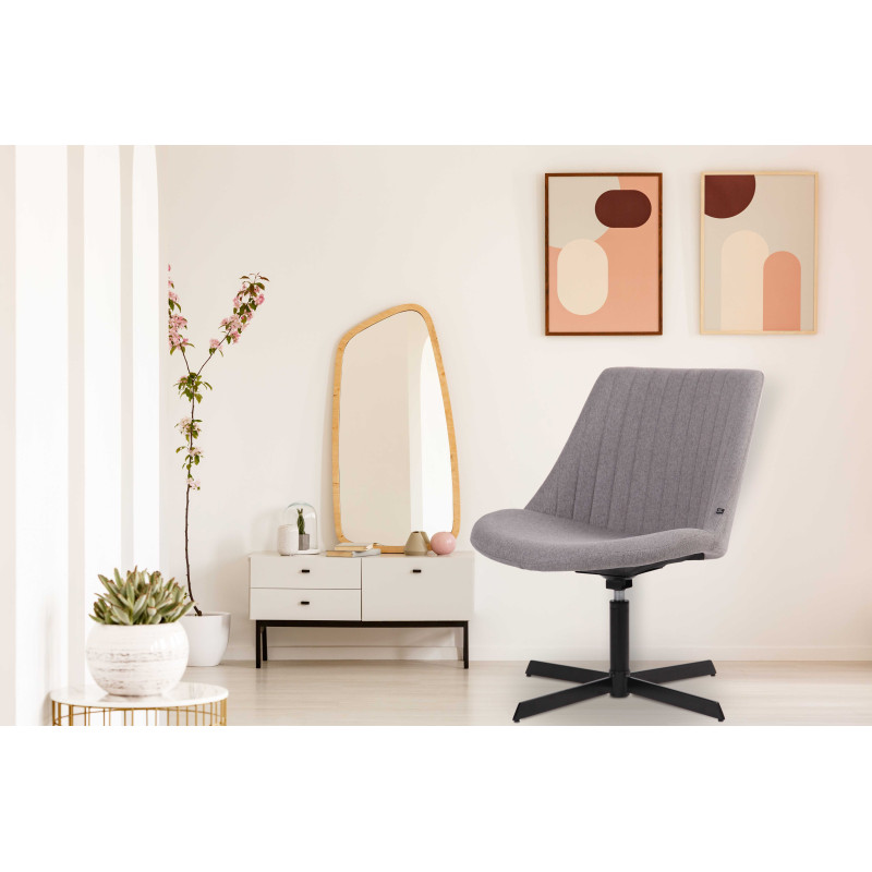 Fauteuil Lounge Granby gris