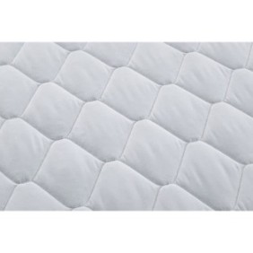 DEKO DREAM AIRFLEX Ensemble Matelas 140x190 cm + Sommier - Mousse - 5 zones - 15 cm - Ferme