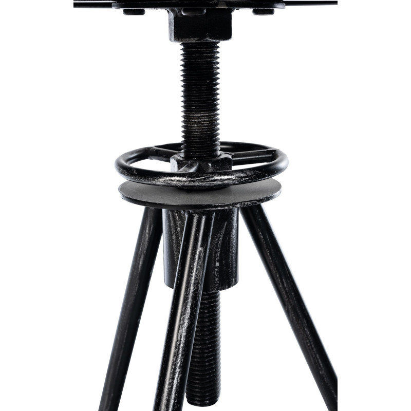 Ensemble de 2 tabourets de bar Karla argent