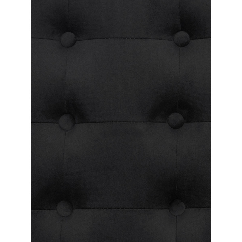 Fauteuil Lounge Avon Velvet noir