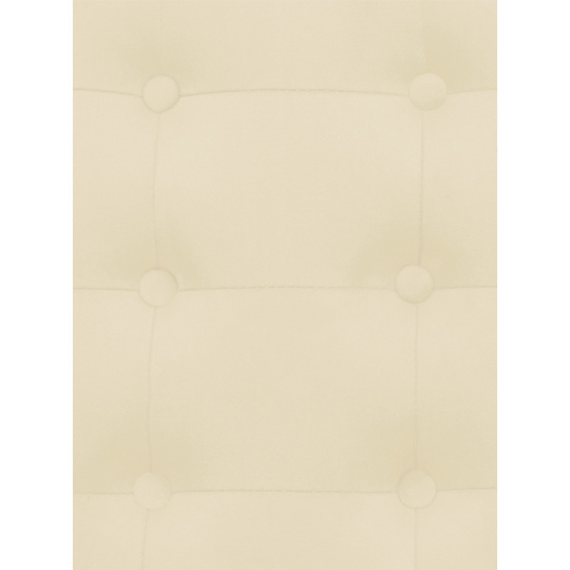 Fauteuil Lounge Avon Velvet crème