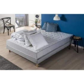 Pack SPRINGMAX Matelas 140x190 cm + Couette 240x200 cm + 2 oreillers - DEKO DREAM