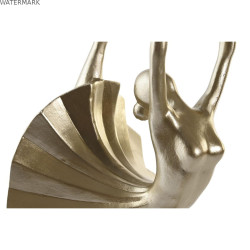 Figurine Décorative DKD Home Decor Noir Doré Résine Moderne (20 x 16 x 33,5 cm)