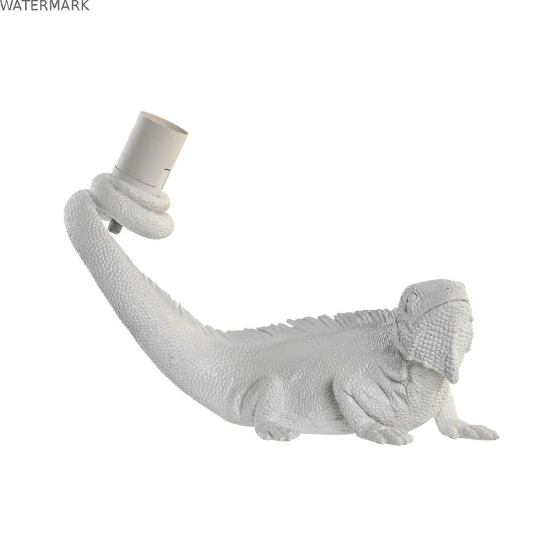 Applique DKD Home Decor Blanc 50 W Moderne Iguane Lézard 220 V 14 x 22 x 31 cm 31 x 14 x 22 cm