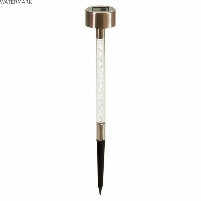 Lampe solaire Ibergarden BH15234 Transparent Argenté Balise (24 Unités)