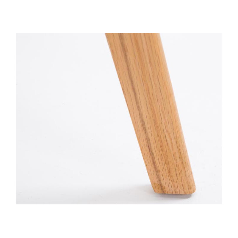 Lot de 2 tabourets de bar Metz en plastique naturel vert