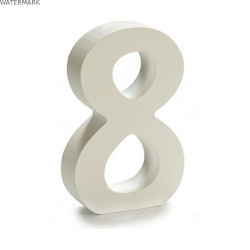 Numéro Pincello 8 Blanc 2 x 16 x 14,5 cm (24 Unités)