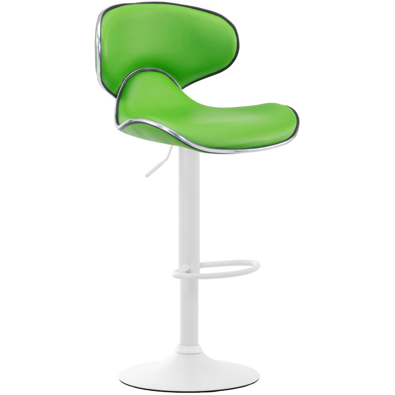 Tabouret de bar blanc Las Vegas V2 vert