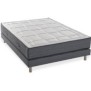 DEKO DREAM HOTEL PREMIUM LUX - Ensemble matelas + sommier 140x190 cm - Mémoire de forme - 28cm - 5 zones - Ferme