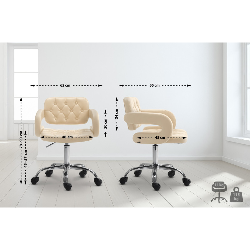 Tabouret de travail Dublin Faux cuir