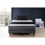 DEKO DREAM HOTEL PREMIUM LUX Ensemble matelas + sommiers 180x200 - Mousse mémoire - 28cm - 5 zones - Ferme