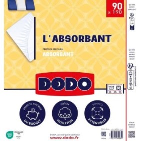 PROTEGE MATELAS L'ABSORBANT - POLYESTER - 90x190 cm - DODO