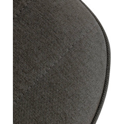 Tabouret de bar Lex en tissu taupe