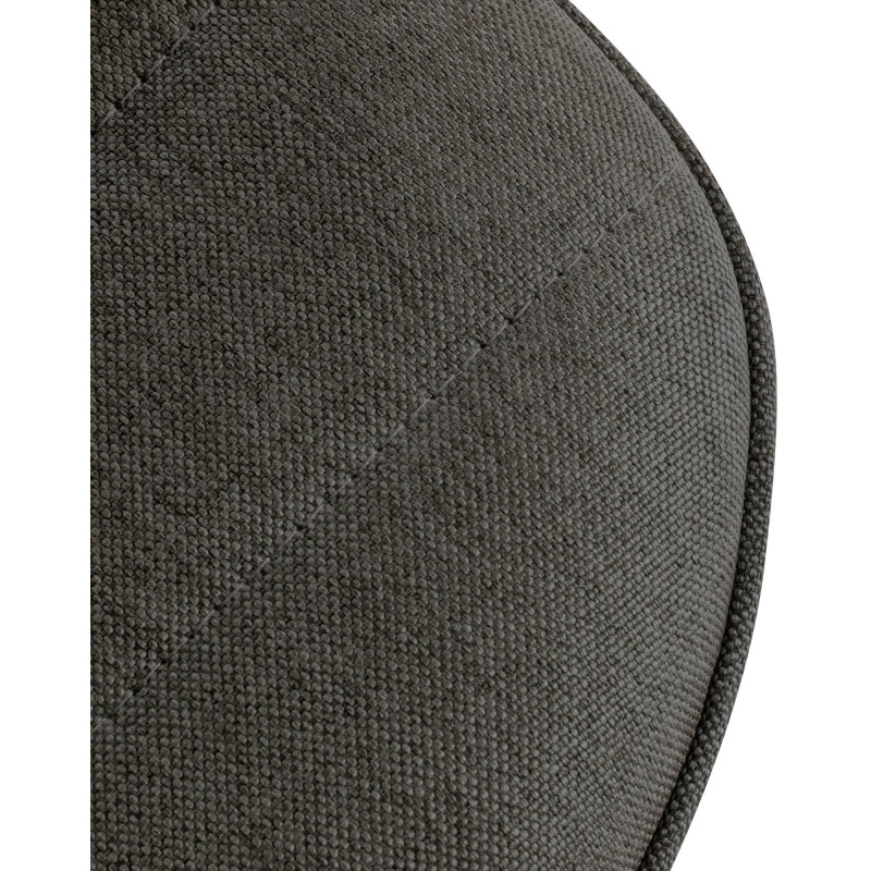 Tabouret de bar Lex en tissu taupe