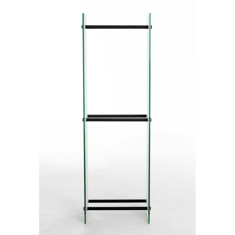 Support à bûches Dacio verre clair 35x50x140 (6 trous)