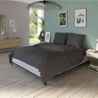 HOUSSE DE COUETTE DODO - ANTHRACITE - 240x260 cm