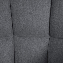 Tabouret de bar Damaso E en feutre gris