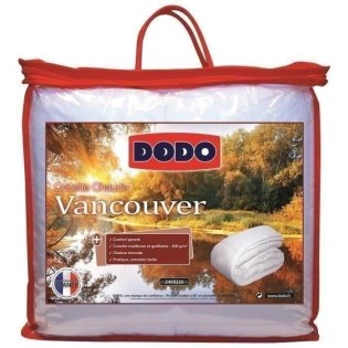 Couette chaude Vancouver - 240 x 260 cm - 400gr/m≤ - Blanc - DODO