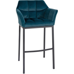 Tabouret de bar en velours...
