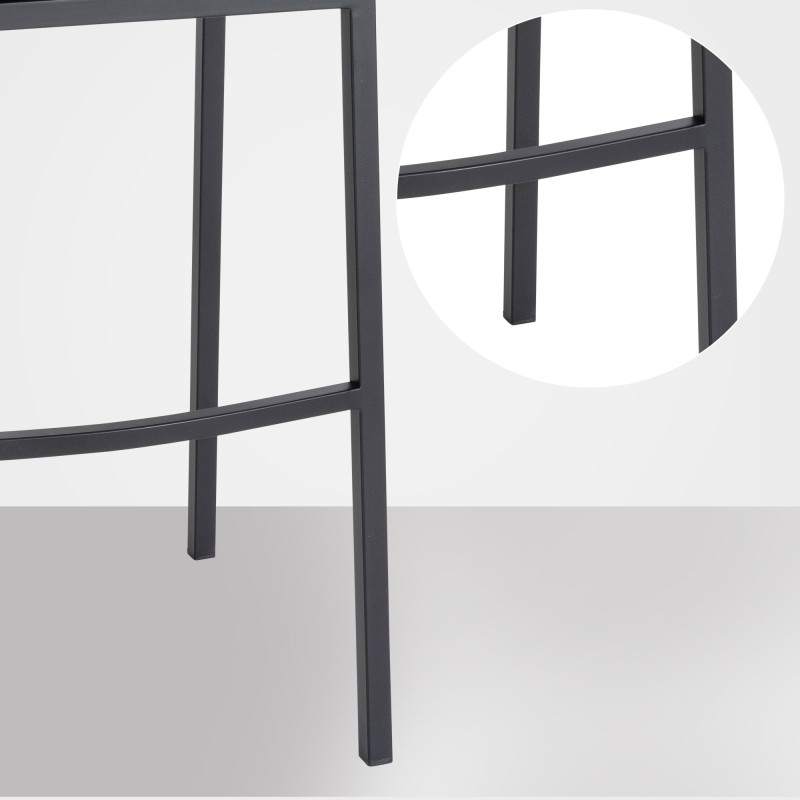 Tabouret de bar en velours Damaso B avec structure à 4 pieds vert