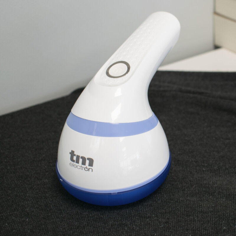 Rasoir Anti-Peluche Électrique Rechargeable TM Electron Blanc Compact