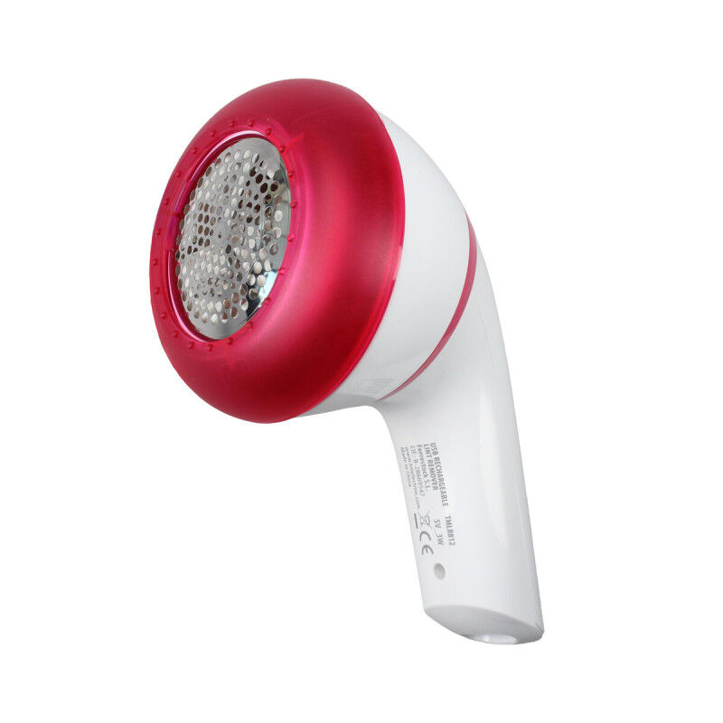 Rasoir Anti-Peluche Électrique Rechargeable TM Electron Blanc Compact