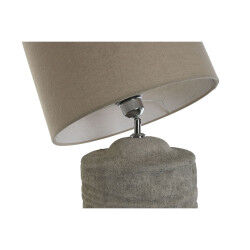 Lampe de bureau Home ESPRIT Gris Ciment 50 W 220 V 24 x 24 x 82 cm